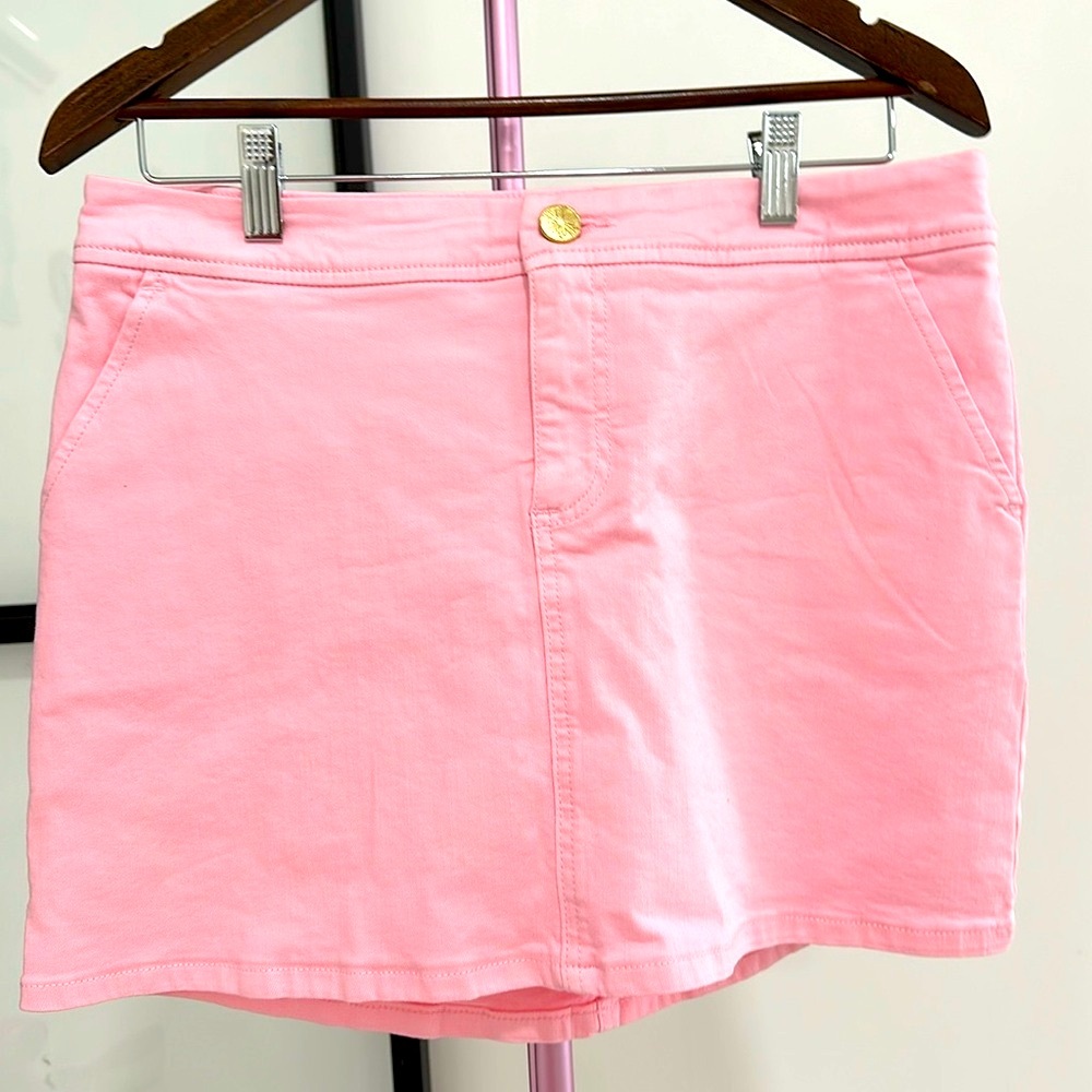 New Lilly Pulitzer SKORT pink zip front